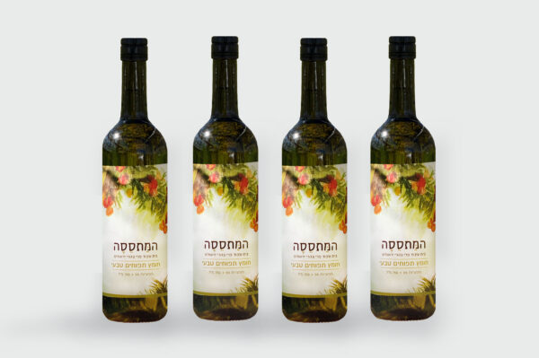 מארז 4 בקבוקי חומץ תפוחים 750 מ"ל